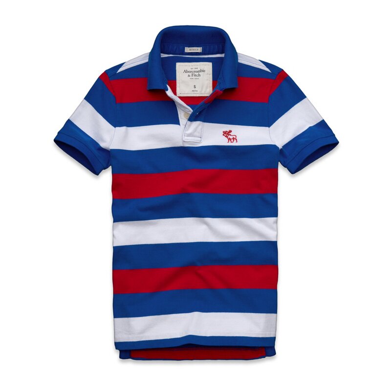 Abercrombie & Fitch Homme 3269 Polo T-shirts Strip