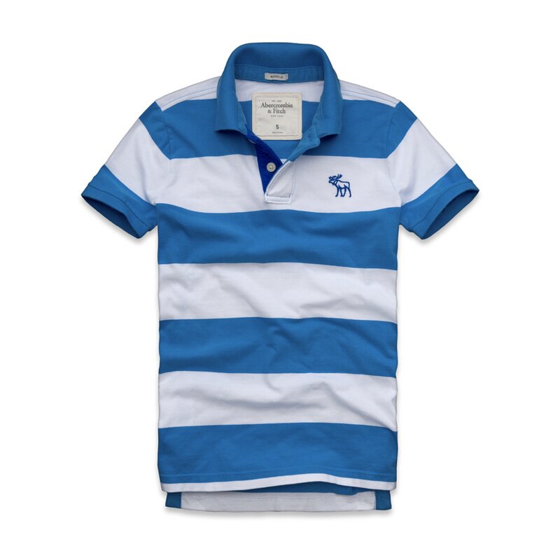Abercrombie & Fitch Homme 3275 Polo T-shirts Strip