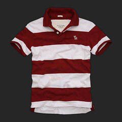 Abercrombie & Fitch Homme 3276 Polo T-shirts Strip