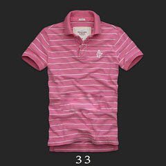 Abercrombie & Fitch Homme 3284 Polo T-shirts Strip