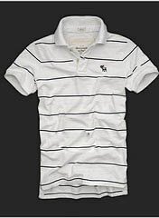 Abercrombie & Fitch Homme 3286 Polo T-shirts Strip
