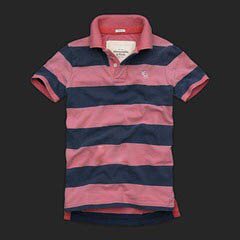 Abercrombie & Fitch Homme 3288 Polo T-shirts Strip