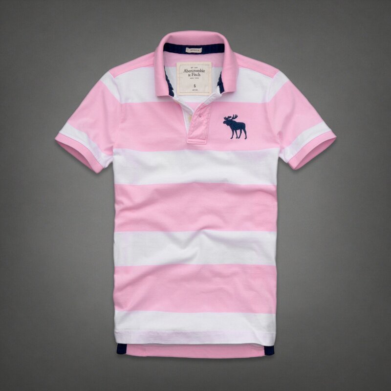 Abercrombie & Fitch Homme 3289 Polo T-shirts Strip