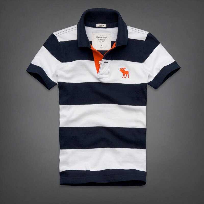 Abercrombie & Fitch Homme 3290 Polo T-shirts Strip