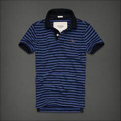 Abercrombie & Fitch Homme 3294 Polo T-shirts Strip