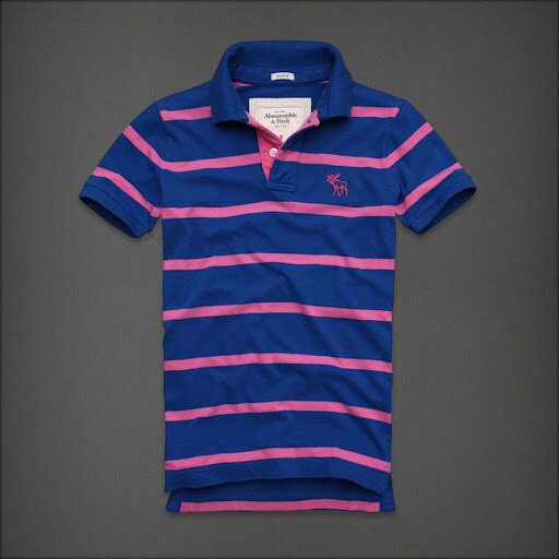 Abercrombie & Fitch Homme 3296 Polo T-shirts Strip