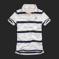 Abercrombie & Fitch Homme 3298 Polo T-shirts Strip
