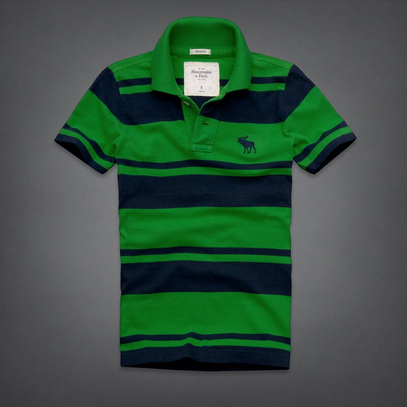 Abercrombie & Fitch Homme 3300 Polo T-shirts Strip