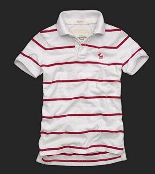 Abercrombie & Fitch Homme 3306 Polo T-shirts Strip