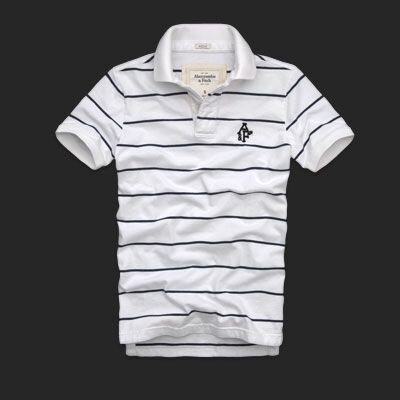 Abercrombie & Fitch Homme 3309 Polo T-shirts Strip