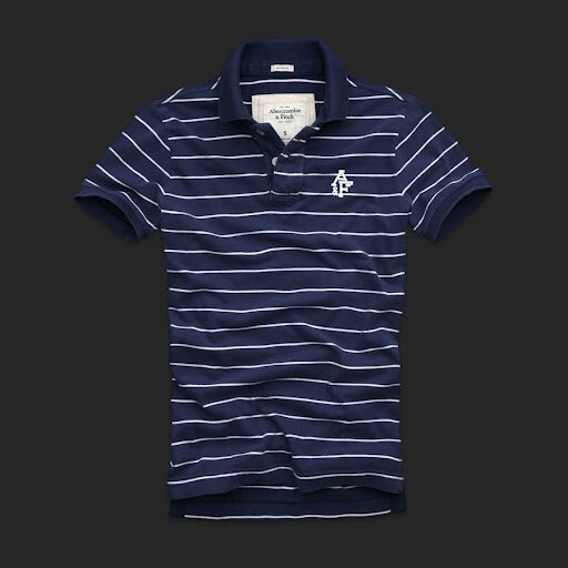 Abercrombie & Fitch Homme 3310 Polo T-shirts Strip
