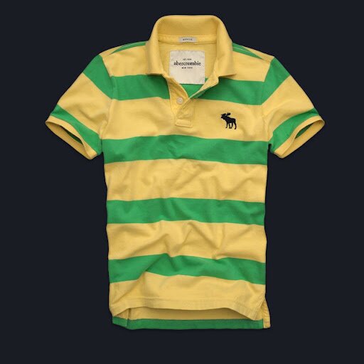 Abercrombie & Fitch Homme 3312 Polo T-shirts Strip