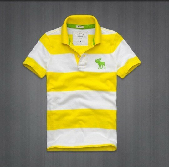 Abercrombie & Fitch Homme 3319 Polo T-shirts Strip