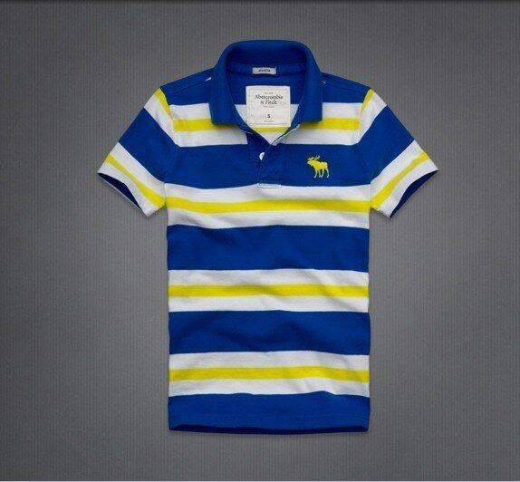 Abercrombie & Fitch Homme 3320 Polo T-shirts Strip