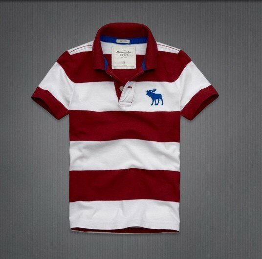 Abercrombie & Fitch Homme 3321 Polo T-shirts Strip