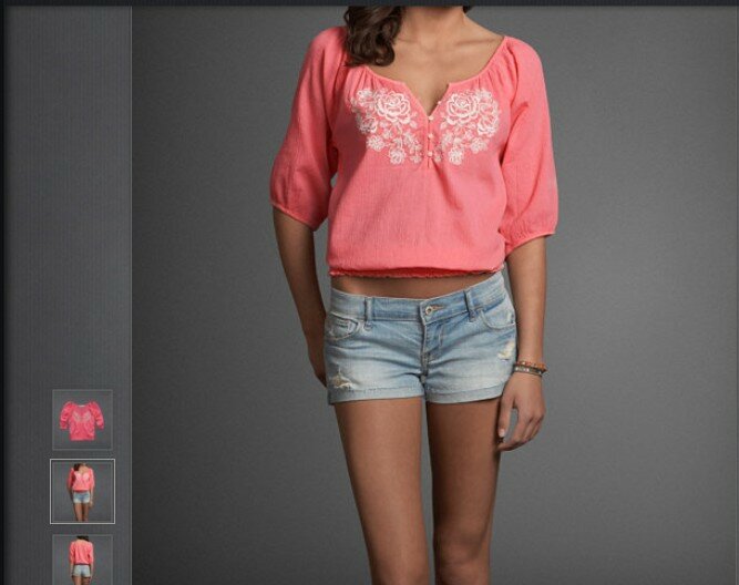 Abercrombie & Fitch Femme 4671 T-Shirts vente de vêtements