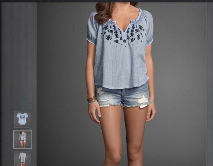 Abercrombie & Fitch Femme 4674 T-Shirts vente de vêtements