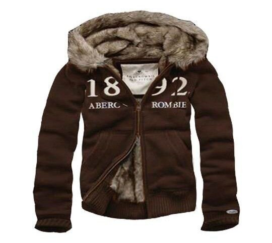 Abercrombie Fitch Homme 1611 Sweats à capuche fourrure