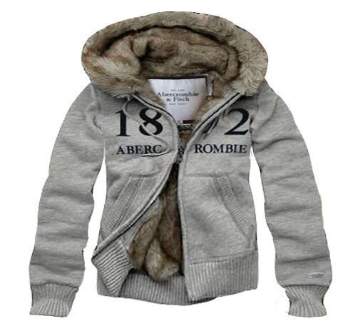 Abercrombie Fitch Homme 1619 Sweats à capuche fourrure