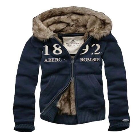 Abercrombie Fitch Homme 1621 Sweats à capuche fourrure
