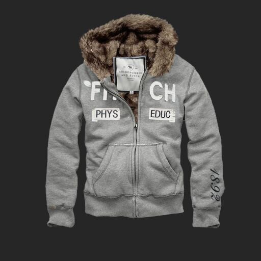 Abercrombie Fitch Homme 1642 Sweats à capuche fourrure