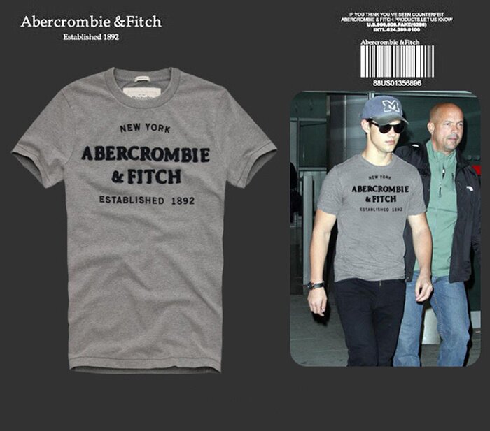 Abercrombie & Fitch Homme 3443 T-Shirts Vente de Londres