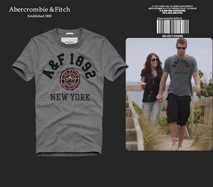 Abercrombie & Fitch Homme 3451 T-Shirts Vente de Londres