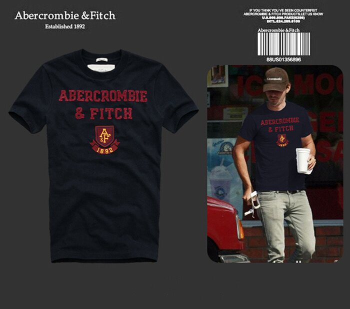 Abercrombie & Fitch Homme 3453 T-Shirts Vente de Londres