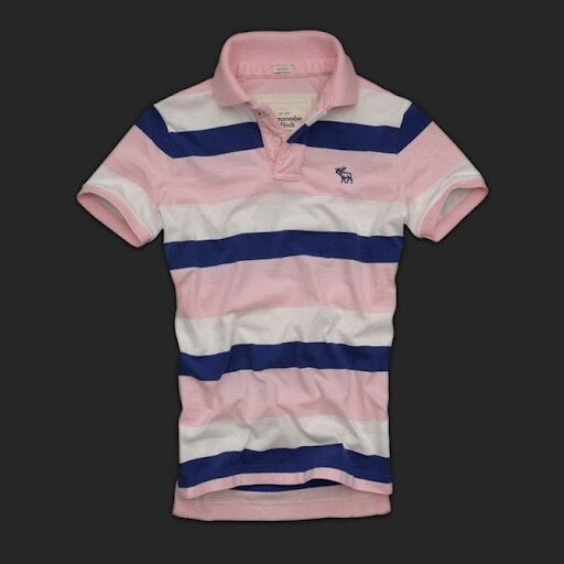 Abercrombie Fitch Homme 3325 Polo T-shirts Strip