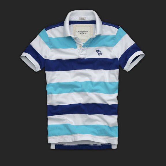 Abercrombie Fitch Homme 3326 Polo T-shirts Strip