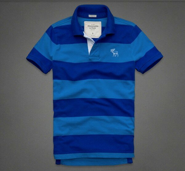 Abercrombie Fitch Homme 3347 Polo T-shirts Strip