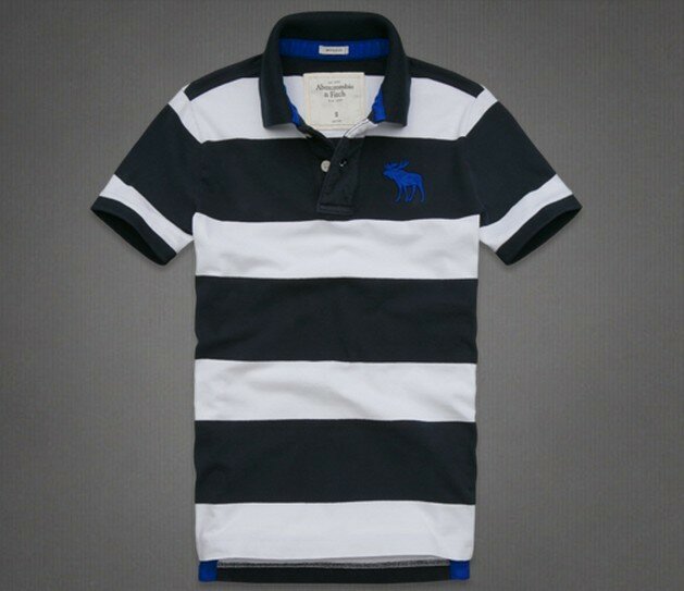 Abercrombie Fitch Homme 3362 Polo T-shirts Strip