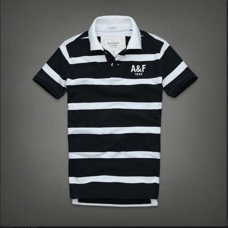 Abercrombie Fitch Homme 3366 Polo T-shirts Strip