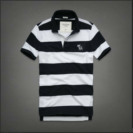 Abercrombie Fitch Homme 3372 Polo T-shirts Strip