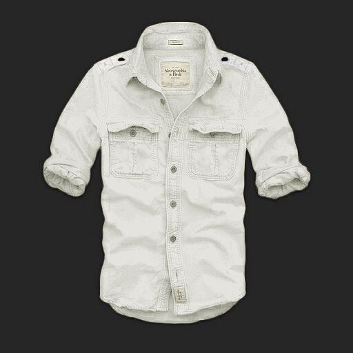 Abercrombie wholesale Homme 2277 Washed Long Chemises