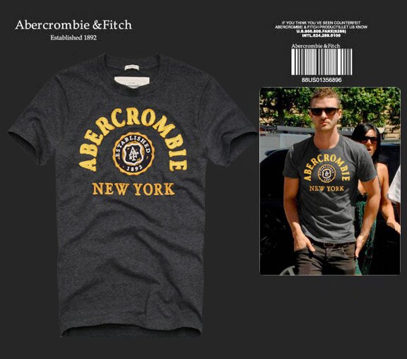 Abercrombie & Fitch Homme 4177 T-Shirts boutique