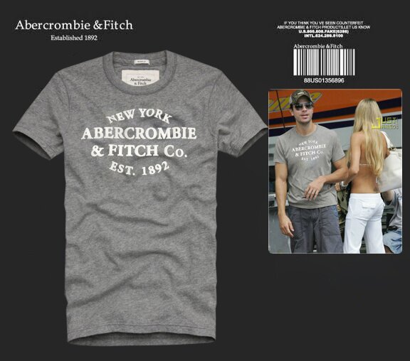 Abercrombie & Fitch Homme 4188 T-Shirts boutique