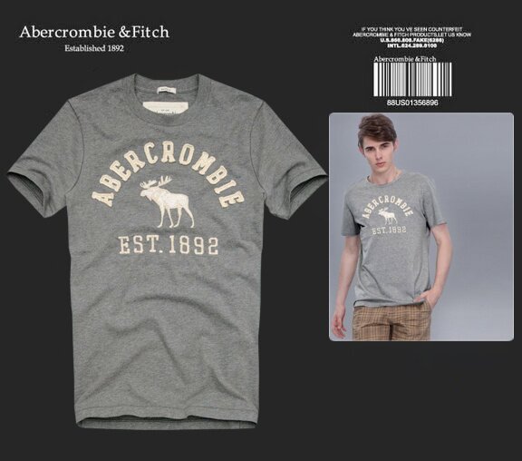 Abercrombie & Fitch Homme 4195 T-Shirts boutique