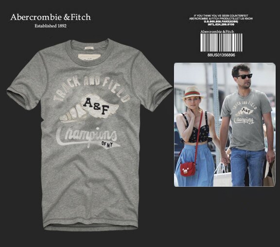 Abercrombie & Fitch Homme 4243 T-Shirts boutique