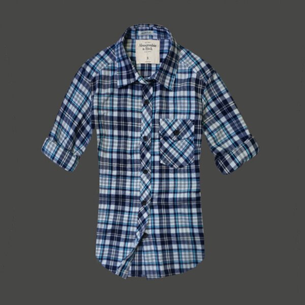 Abercrombie & Fitch Femme 4475 Plaid Chemises pas cher
