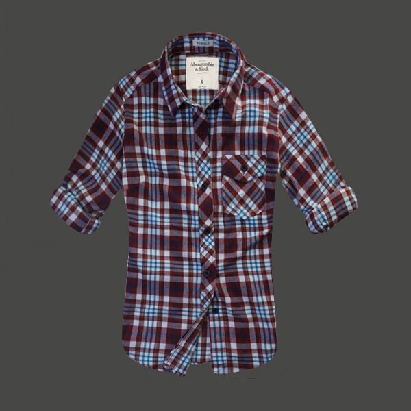 Abercrombie & Fitch Femme 4480 Plaid Chemises pas cher