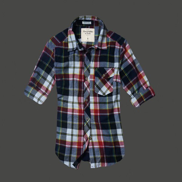 Abercrombie & Fitch Femme 4482 Plaid Chemises pas cher
