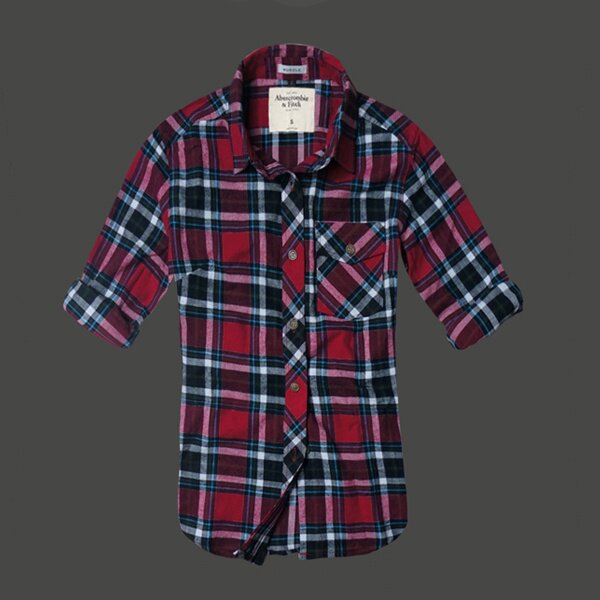 Abercrombie & Fitch Femme 4483 Plaid Chemises pas cher