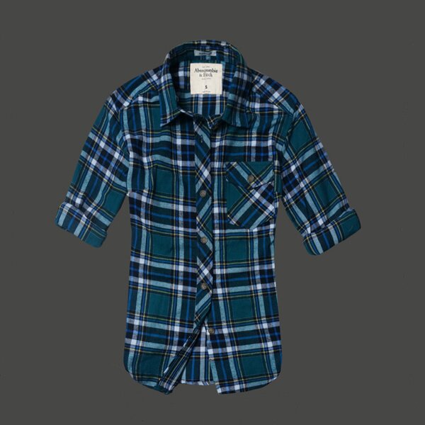 Abercrombie & Fitch Femme 4484 Plaid Chemises pas cher