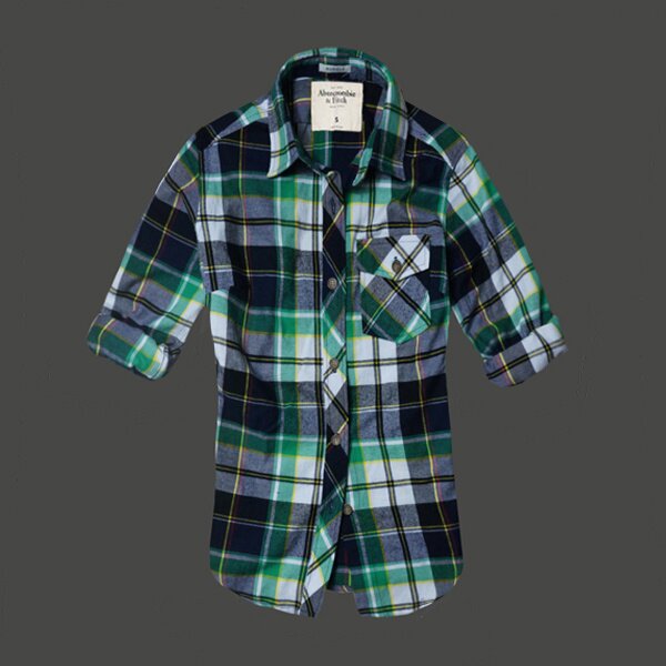 Abercrombie & Fitch Femme 4486 Plaid Chemises pas cher