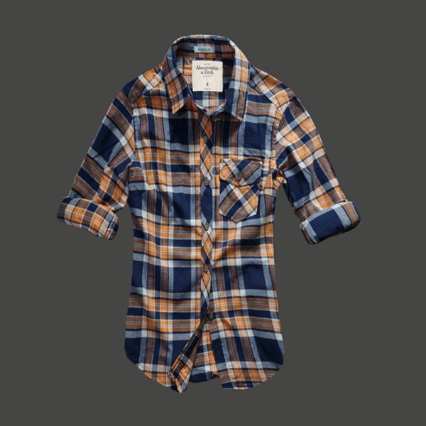 Abercrombie & Fitch Femme 4491 Plaid Chemises pas cher