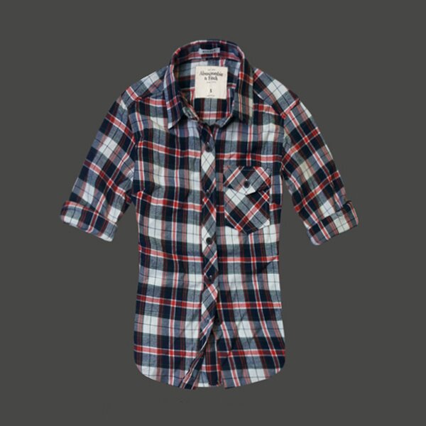 Abercrombie & Fitch Femme 4495 Plaid Chemises pas cher