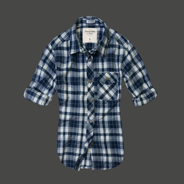 Abercrombie & Fitch Femme 4497 Plaid Chemises pas cher