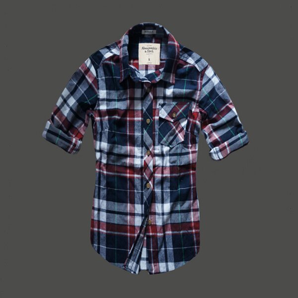 Abercrombie & Fitch Femme 4498 Plaid Chemises pas cher
