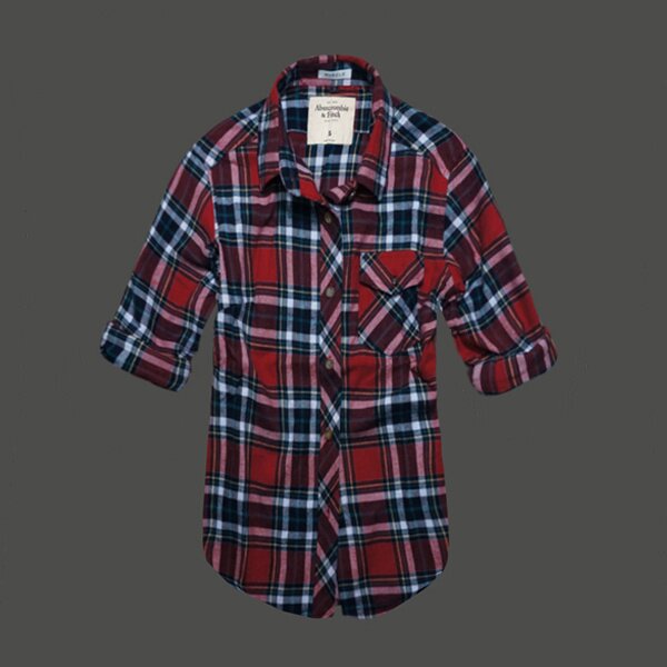 Abercrombie & Fitch Femme 4499 Plaid Chemises pas cher